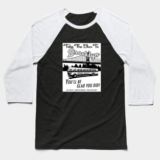 Brooklyn By Bus Baseball T-Shirt